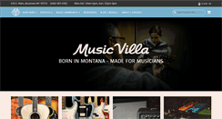 Desktop Screenshot of musicvilla.com